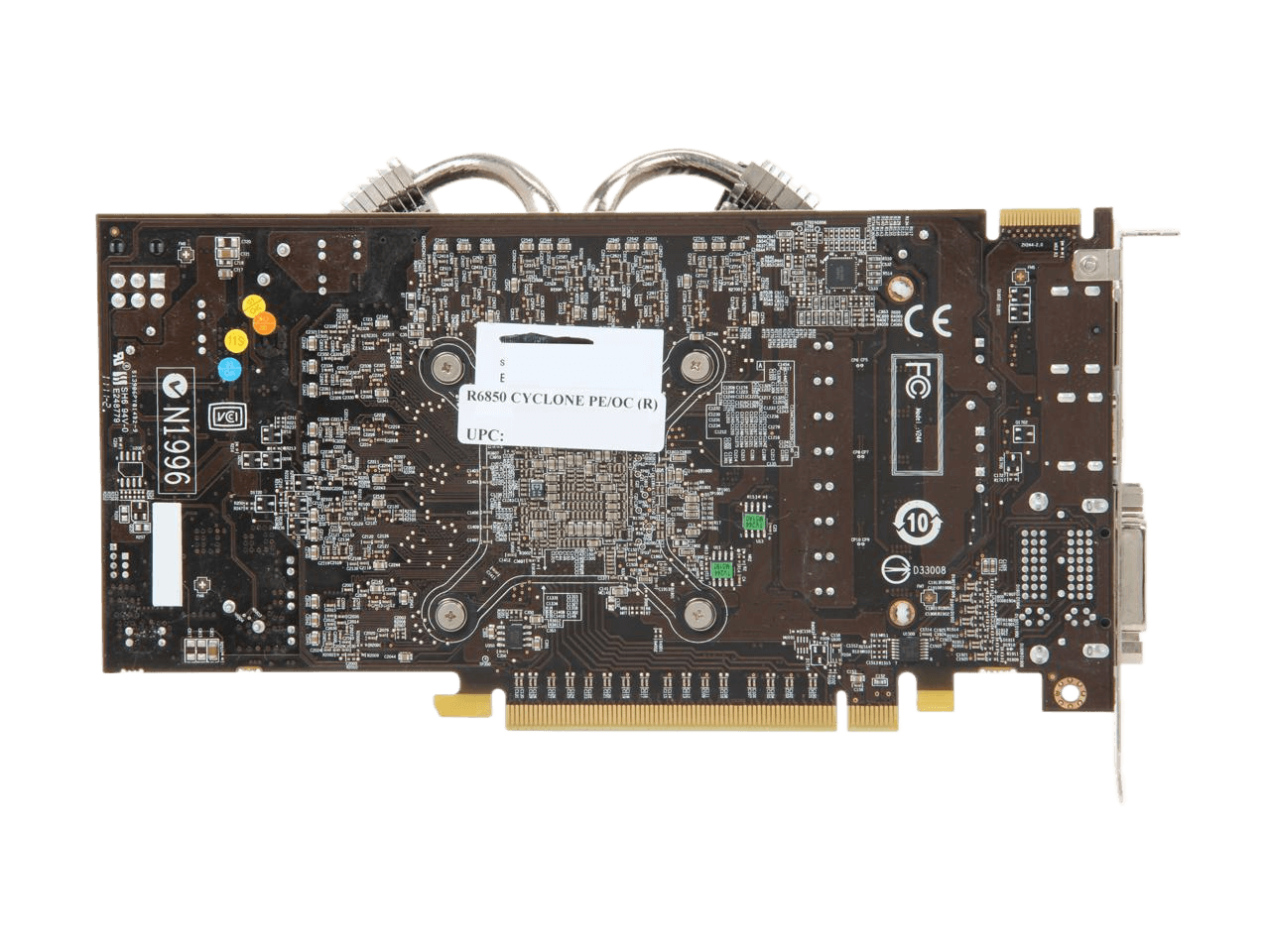 MSI Radeon HD 6850 1GB GDDR5 PCI Express 2.1 x16 CrossFireX Support Eyefinity R6850 Cyclone PE/OC Video Card