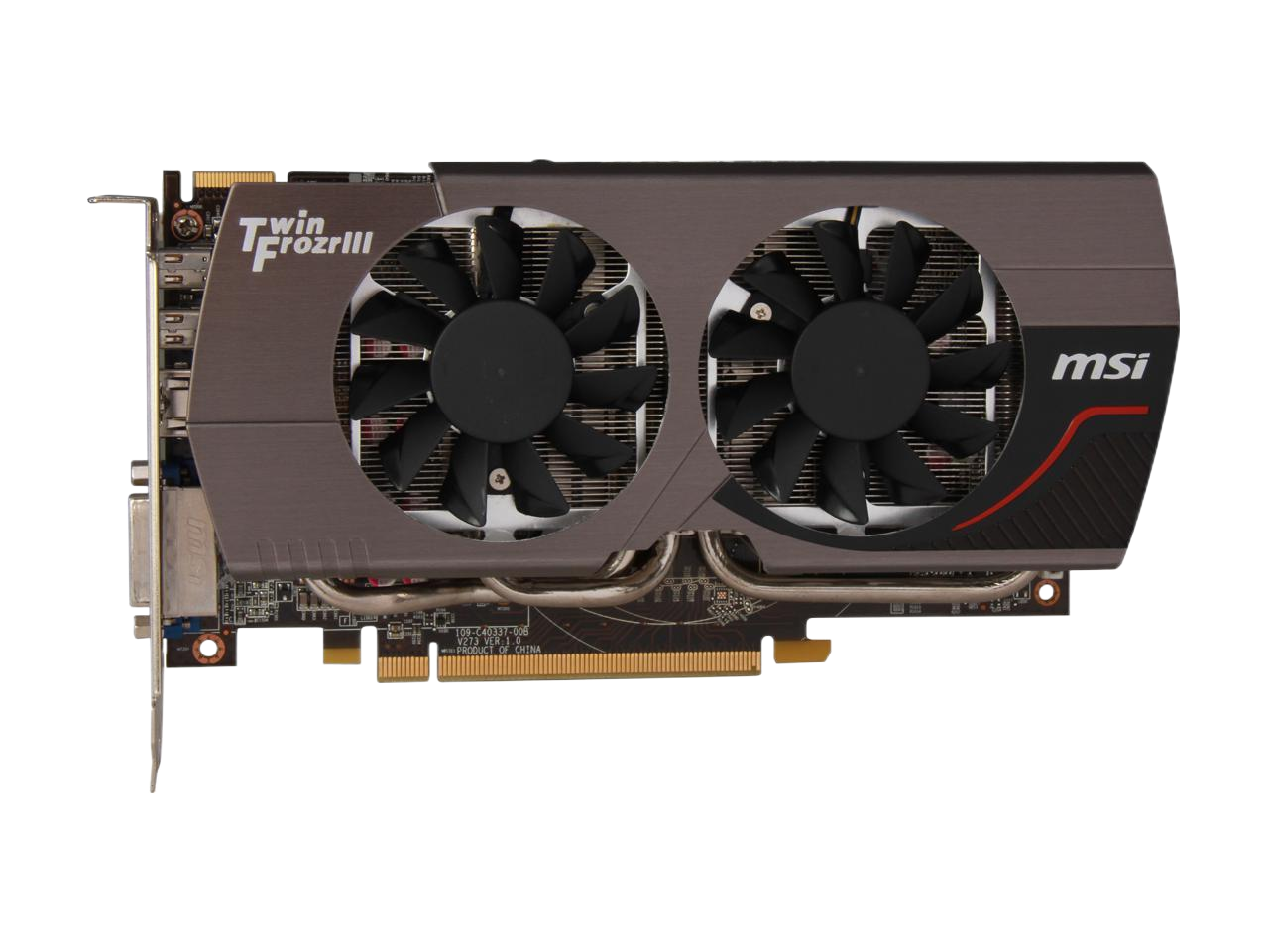 MSI Radeon HD 7850 2GB GDDR5 PCI Express 3.0 x16 CrossFireX Support Video Card R7850 Twin Frozr 2GD5