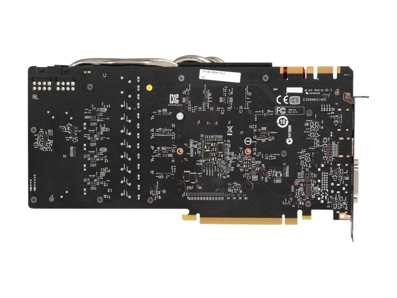 MSI GeForce GTX 980 GAMING LE 4GB GDDR5 SLI Support ATX Video Card