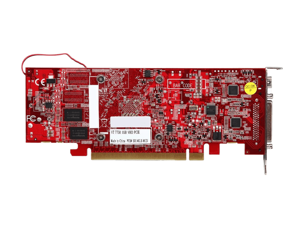 Visiontek Radeon HD 7750 SFF 1GB DDR3 5M VHDCI (4 x DVI-D, Mini DP) Graphics Card 900669