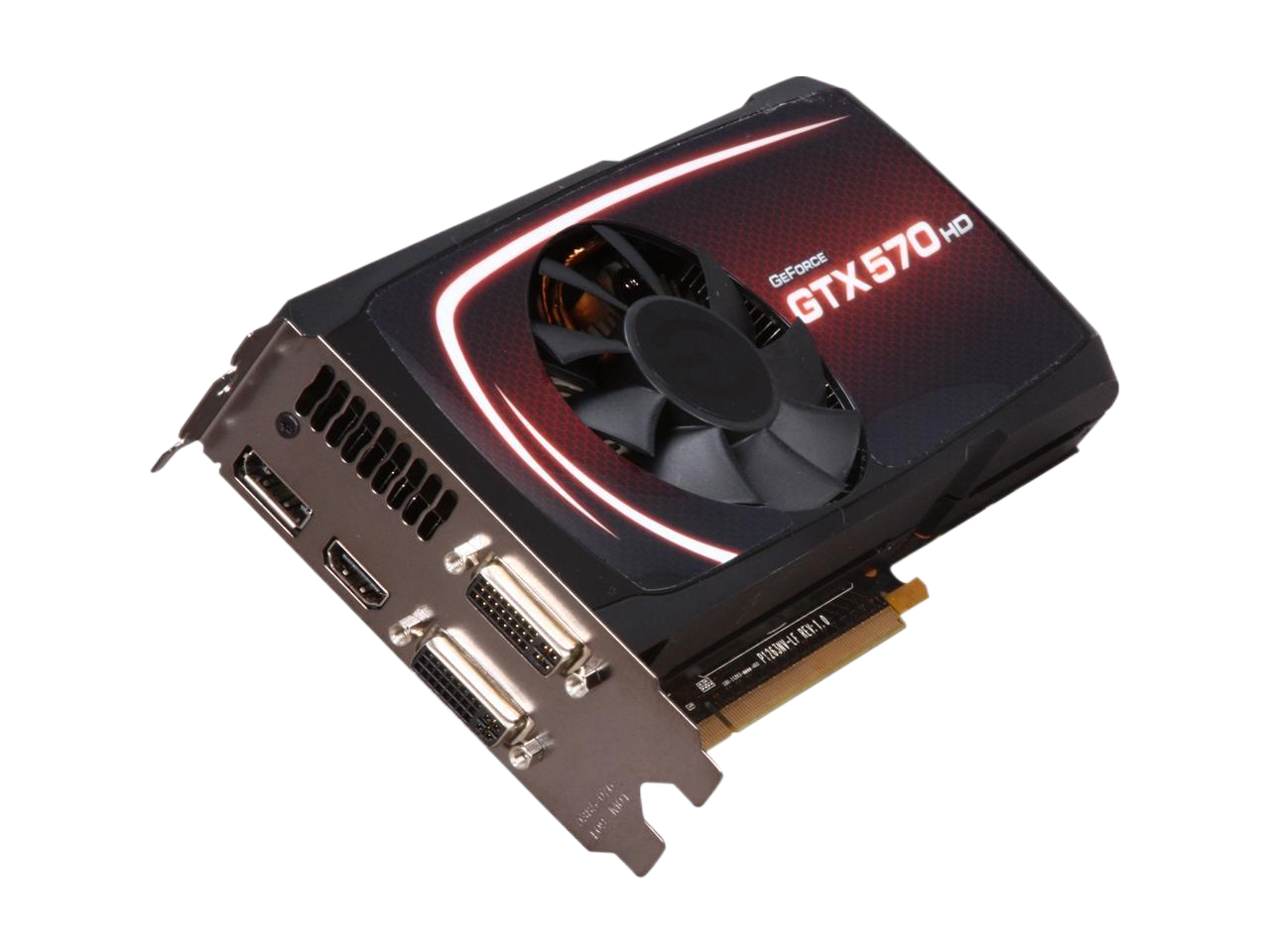 EVGA GeForce GTX 570 HD 2560MB 320-bit GDDR5 PCI Express 2.0 x16 HDCP Ready SLI Support Video Card 025-P3-1579-AR