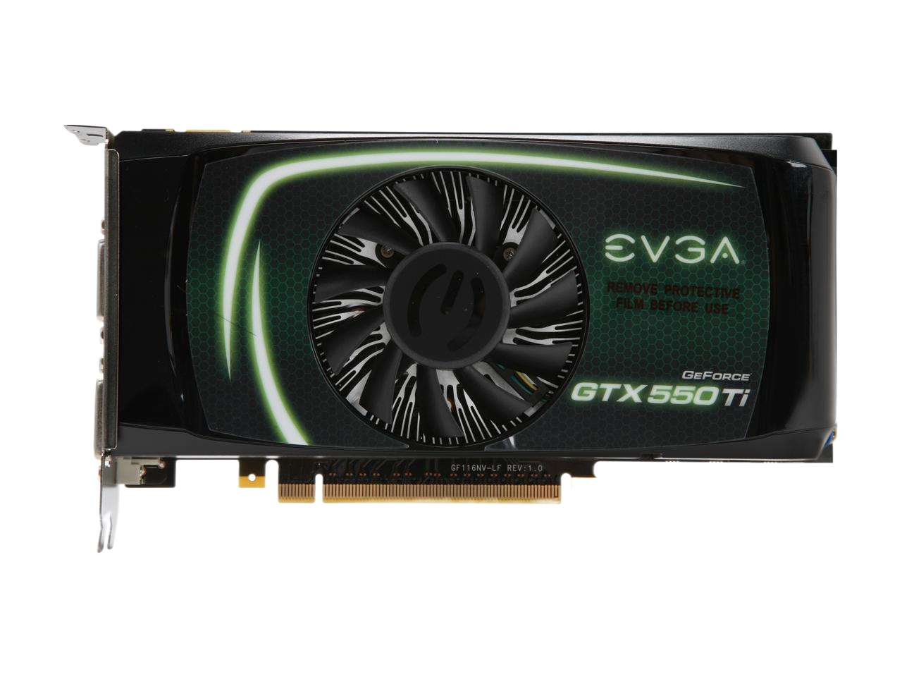 EVGA GeForce GTX 550 Ti FPB 1GB 192-bit GDDR5 PCI Express 2.0 x16 HDCP Ready SLI Support Video Card  01G-P3-1556-KR