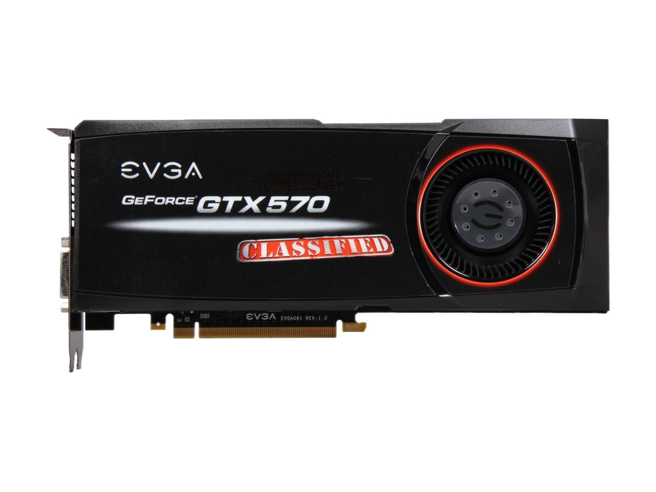 EVGA GeForce GTX 570 Classified 1280MB 320-bit GDDR5 PCI Express 2.0 x16 HDCP Ready SLI Support Video Card 012-P3-1578-AR