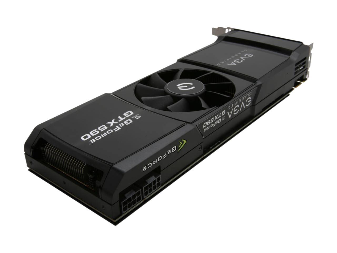 EVGA GeForce GTX 590 Classified 3072MB 768-bit GDDR5 PCI Express 2.0 x16 HDCP Ready SLI Support Video Card 03G-P3-1596-AR