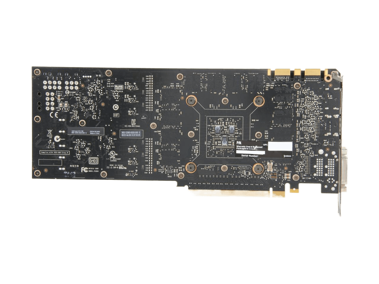EVGA GeForce GTX 780 3GB 384-Bit GDDR5 PCI Express 3.0 SLI Support G-SYNC Support Video Card 03G-P4-2781-KR