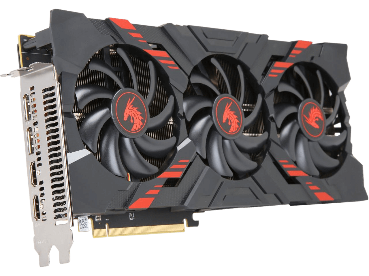 PowerColor RED DRAGON Radeon RX Vega 56 8GB HBM2 PCI Express 3.0 CrossFireX Support ATX Video Card AXRX VEGA 56 8GBHBM2-2D2HD/OC