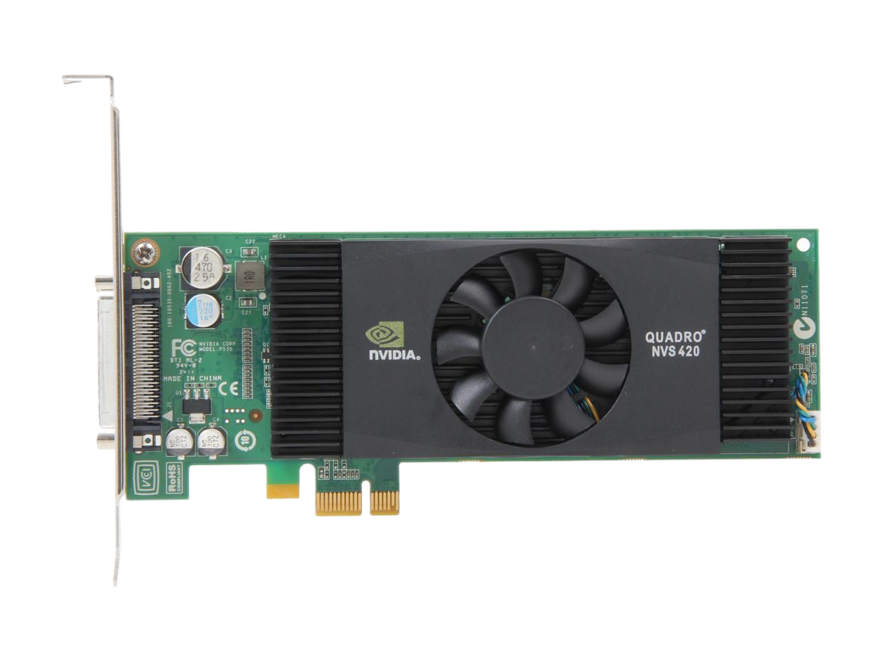 Dell NVIDIA Quadro NVS 420 Graphics Card 512MB GDDR3 Memory 128-Bit Video Card K722J