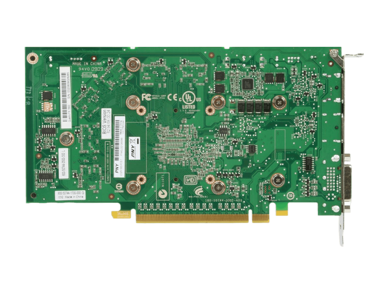 NVIDIA Nvidia Quadro FX 3800 1 Go GDDR3 PCIe Carte Graphique NVIDIA Nvidia Quadro FX 3800 1 Go GDDR3 PCIe Carte Graphique
