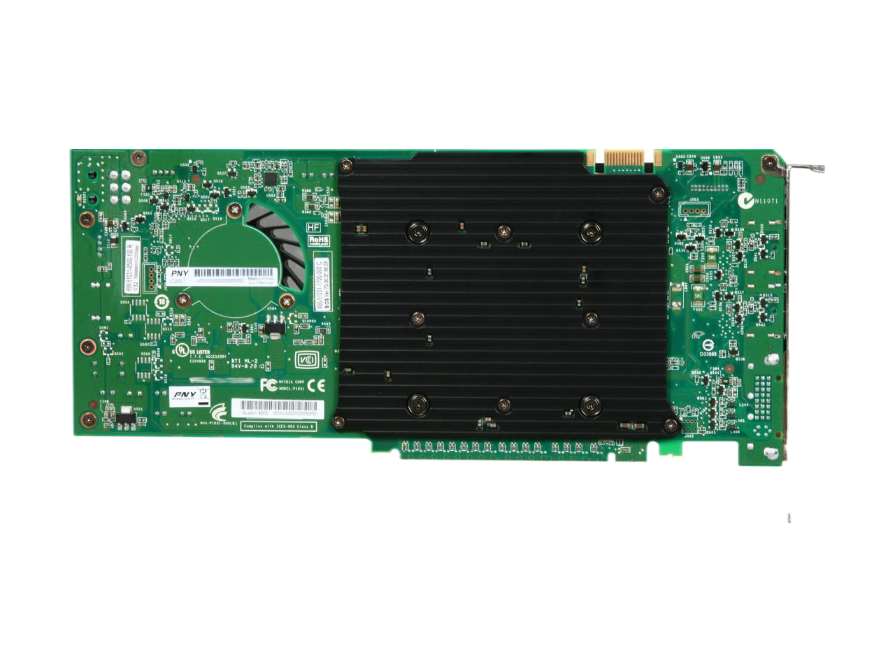 PNY NVIDIA Quadro 4000 for Mac 2GB 256-bit GDDR5 PCI Express 2.0 x16 Workstation Video Card For MAC VCQ4000MAC-PB