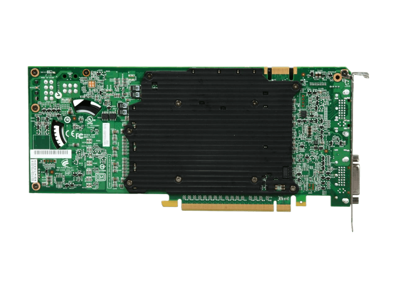 NVIDIA Quadro 5000 2.5GB GDDR5 320-bit PCI Express 2.0 x16 Full Height Video Card