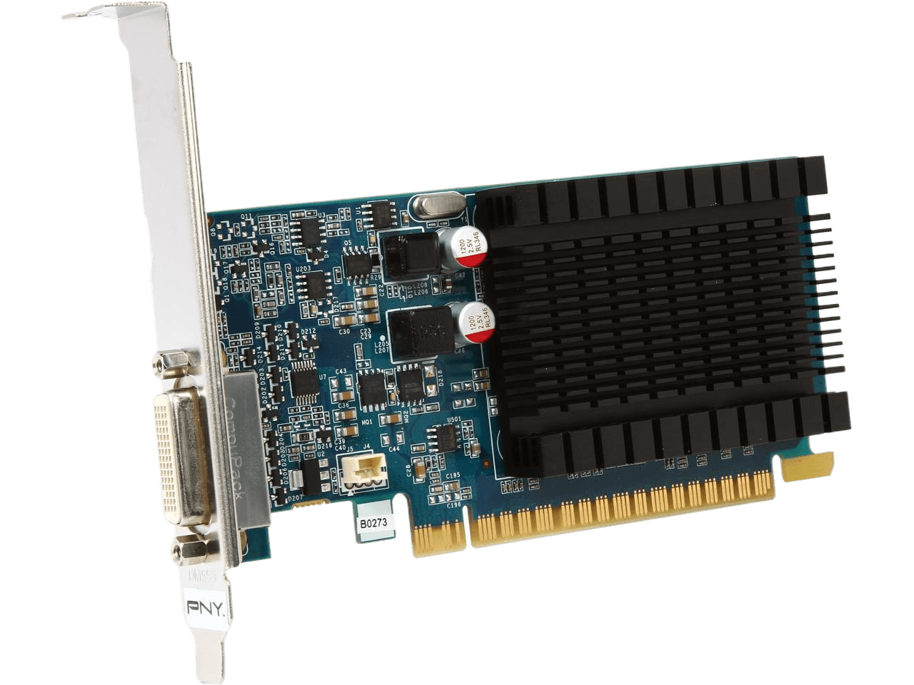 PNY NVIDIA GeForce 8400 GS 1GB DDR3 PCI Express 2.0 x16 Low Profile Video Card Commercial Series VCG84DMS1D3SXPB-CG