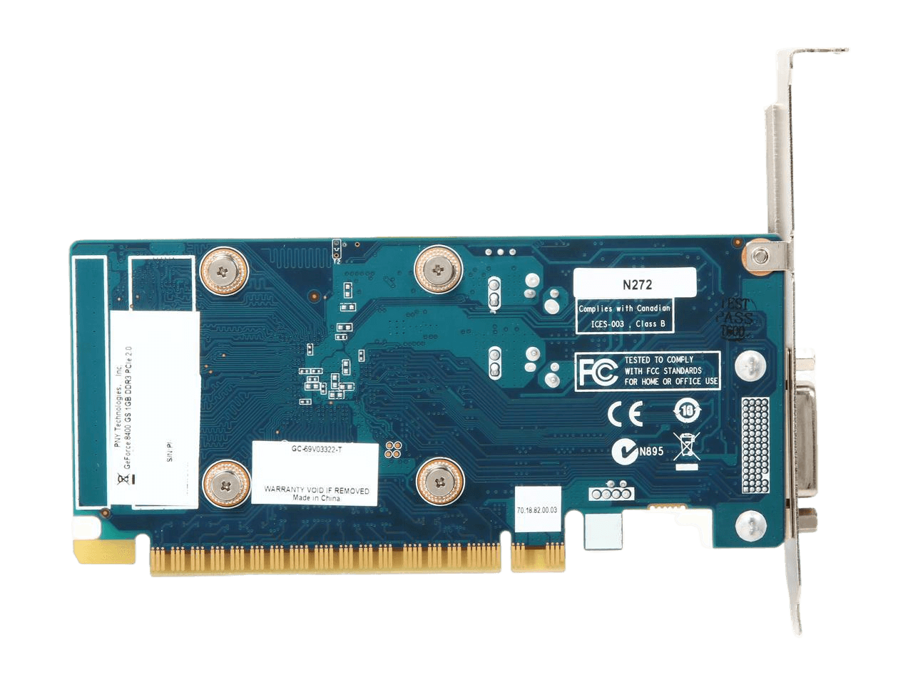 PNY NVIDIA GeForce 8400 GS 1GB DDR3 PCI Express x16 Low