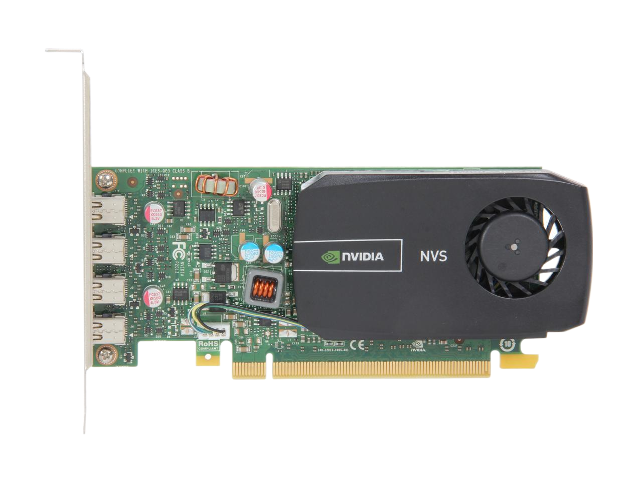PNY Quadro NVS 510 Lp DirectX 11 2GB 128-Bit DDR3 PCI Express 2.0 x16 HDCP Ready Low Profile Video Card VCNVS510VGA-PB