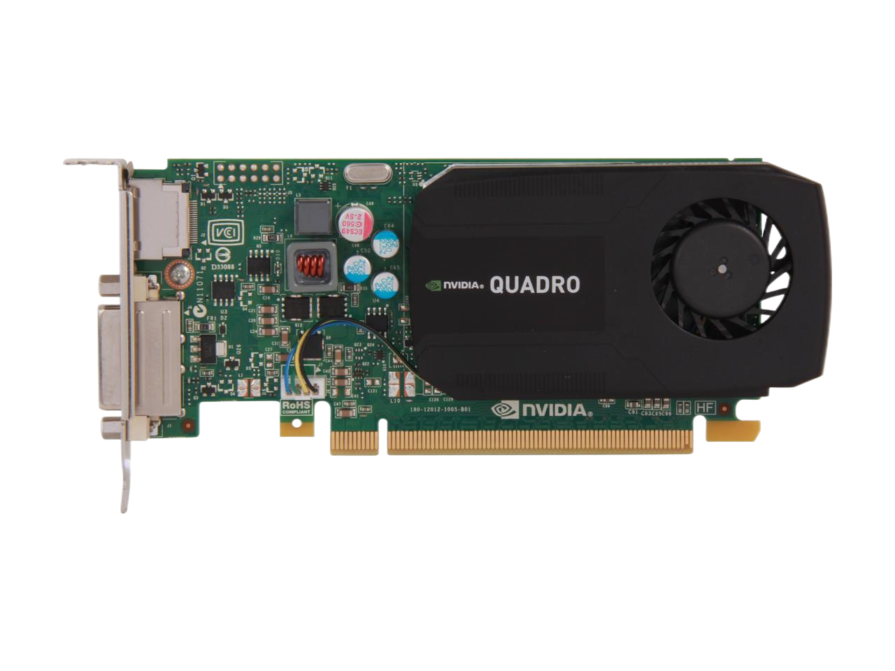 NVIDIA Quadro K600 1GB DDR3 PCIe 2.0 x16 Video Card 713379-001