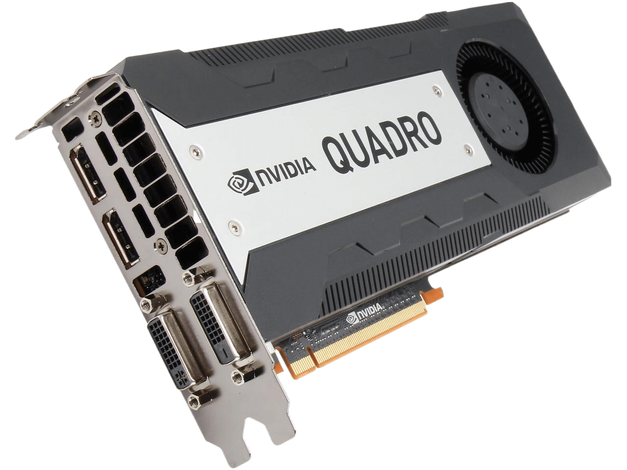 HP NVIDIA Quadro K6000 12GB 384-bit GDDR5 PCI Express 3.0 x16 Plug-in Card Graphics C2J96AT Card