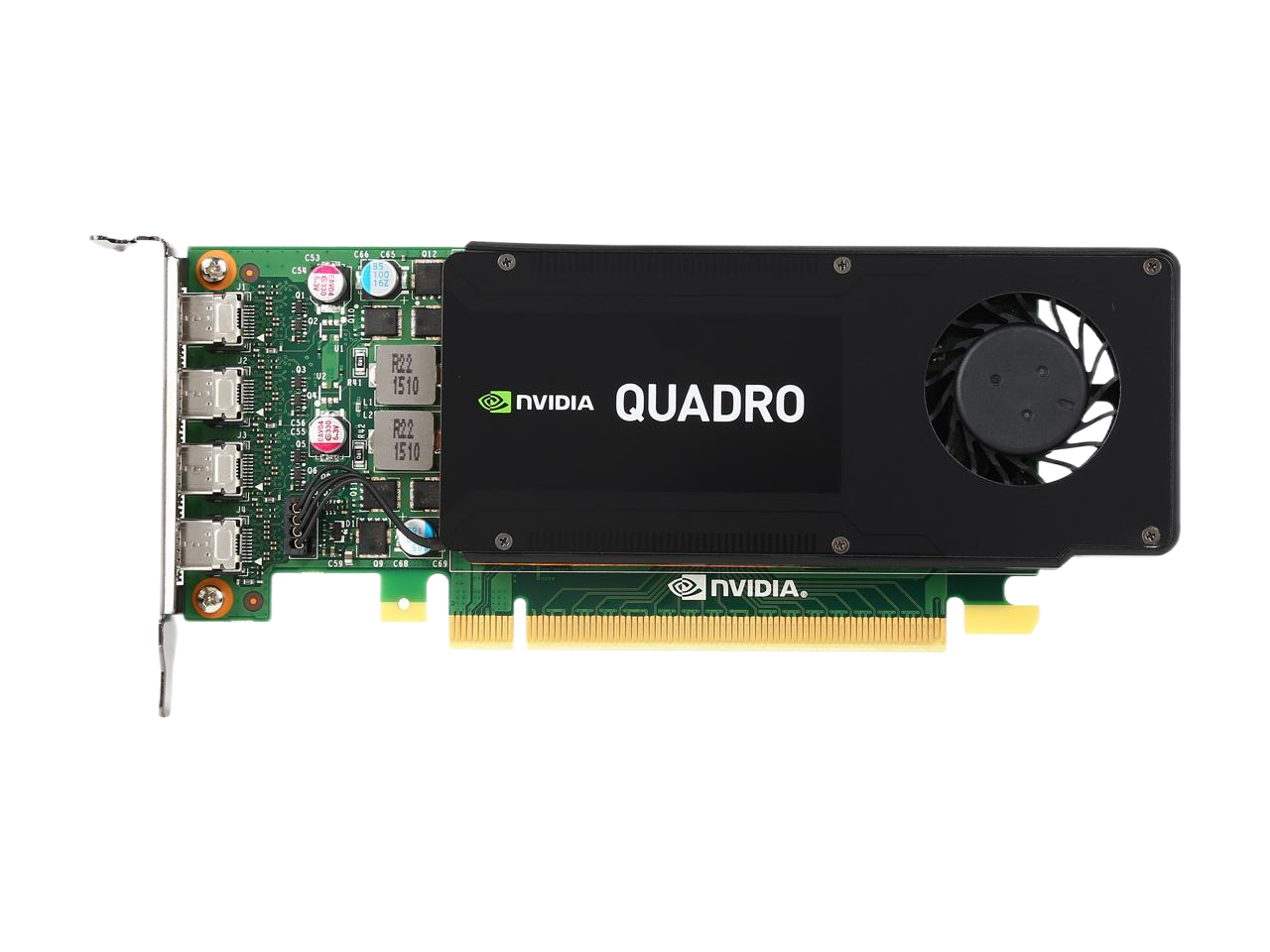PNY Quadro K1200 4GB 128-bit GDDR5 PCI Express 2.0 ATX or SFF Workstation Video Card VCQK1200DVI-PB