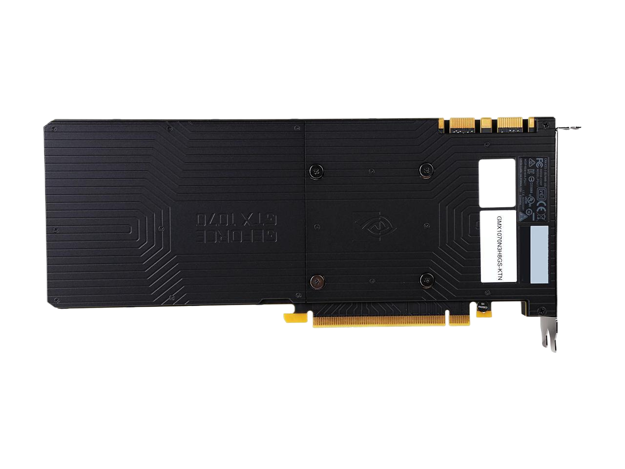 PNY GeForce GTX 1070 Founders Edition 8GB GDDR5 PCI Express 3.0 Video Graphics Card VCGGTX10708PB-CG