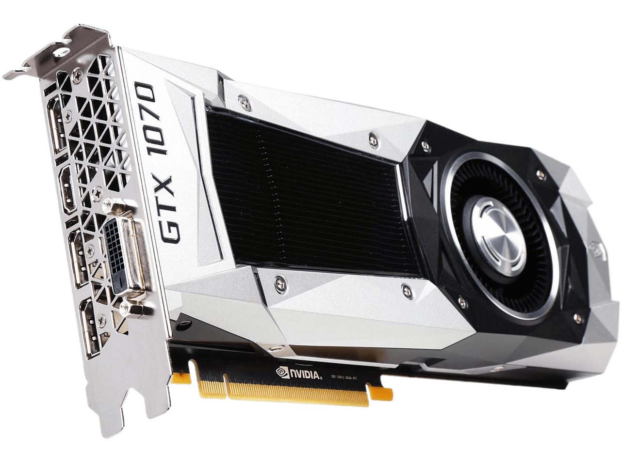 PNY GeForce GTX 1070 Founders Edition 8GB GDDR5 PCI Express 3.0 Video Graphics Card VCGGTX10708PB-CG