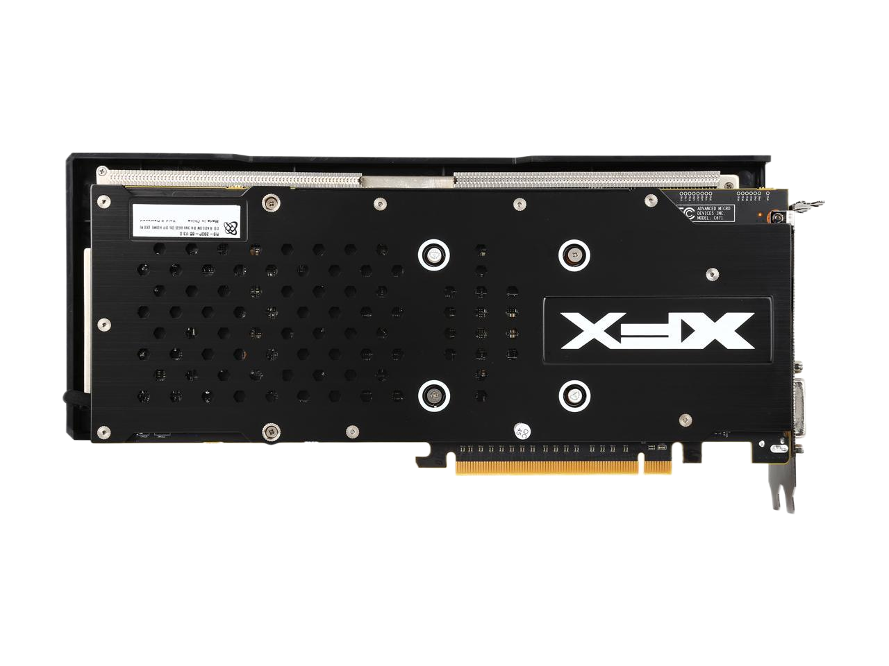 XFX Radeon R9 390 8GB GDDR5 PCI Express 3.0 CrossFireX Support Double Dissipation XXX OC Video Card R9-390P-8256