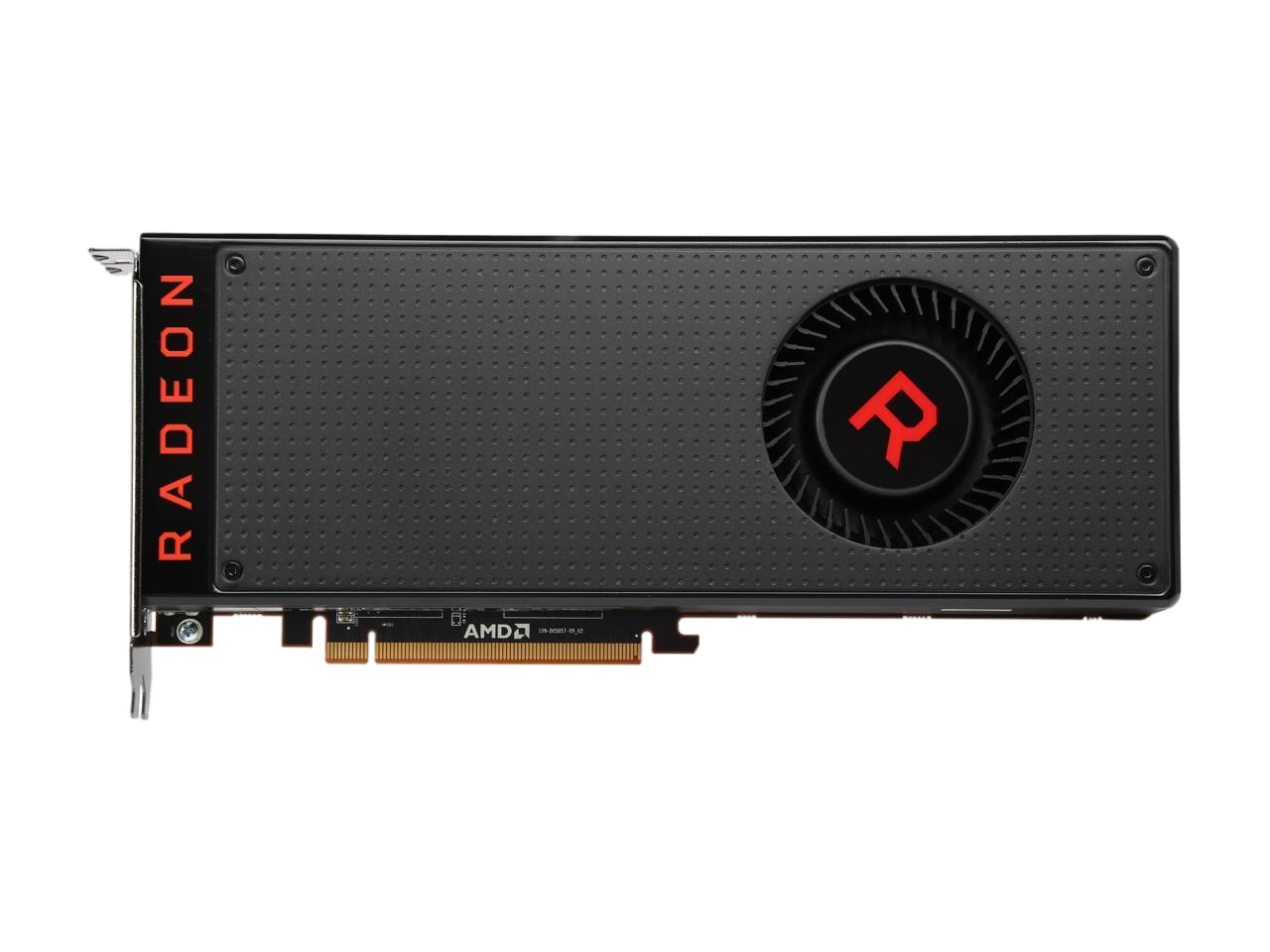 XFX Radeon RX VEGA 64 DirectX 12 RX-VEGMTBFX6 8GB 2048-Bit HBM2 PCI Express 3.0 CrossFireX Support Video Card Air Cooler (Black Design)