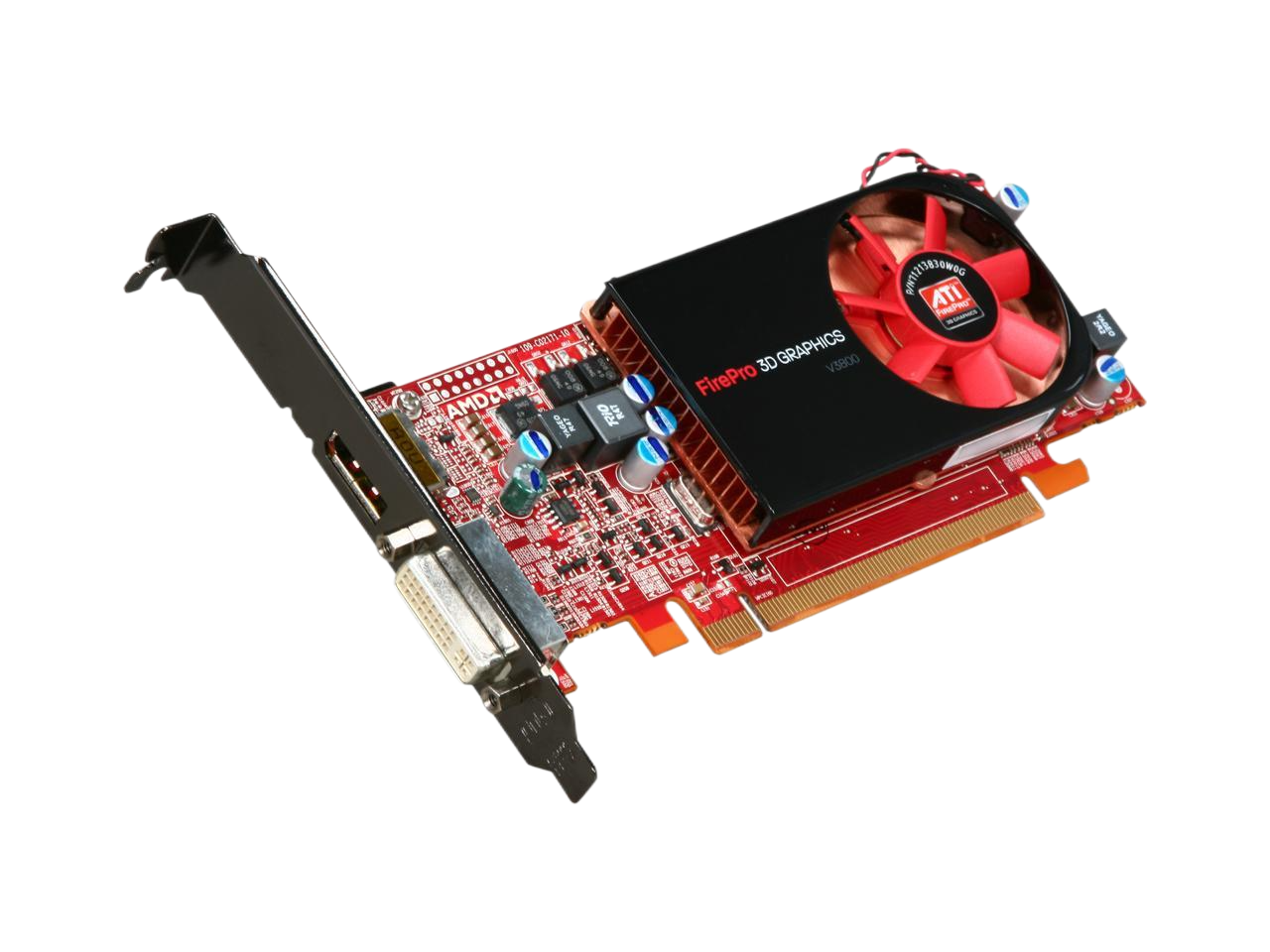 AMD ATI FirePro V3800 512MB DDR3 PCI-E x16 Professional Workstation Graphics Card 100-505607