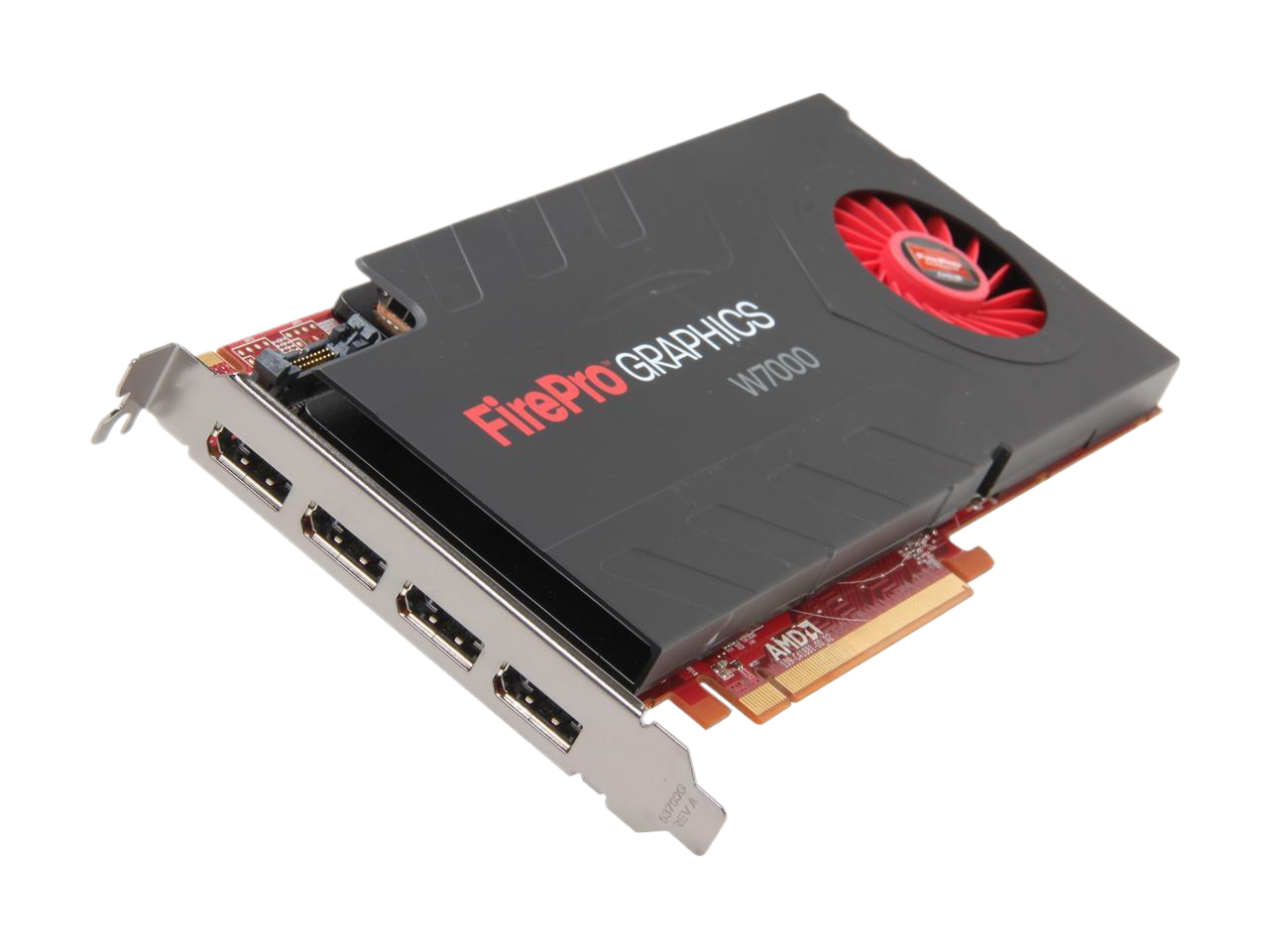 HP AMD FirePro W7000 4GB GDDR5 PCI Express 3.0 x16 Plug-in Card Workstation Video Card C2K00AA