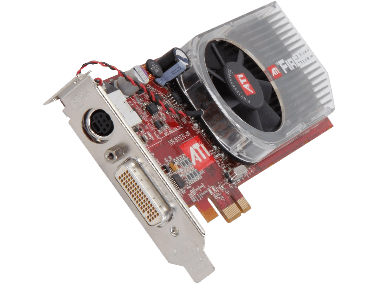 AMD ATI FireMV 2250 VIDEO-MV-2250-1X 256MB DDR2 PCI Express x1 Low Profile Workstation Video Card