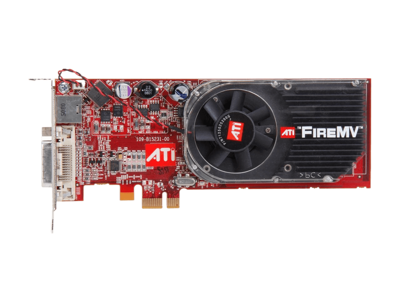AMD ATI FireMV 2250 VIDEO-MV-2250-1X 256MB DDR2 PCI Express x1 Low Profile Workstation Video Card