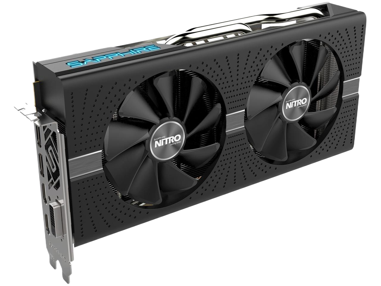 Sapphire Radeon NITRO+ RX 580 8GB GDDR5 PCI-E Dual HDMI / DVI-D / Dual DP w/ Backplate (UEFI), 100411NT+8GL