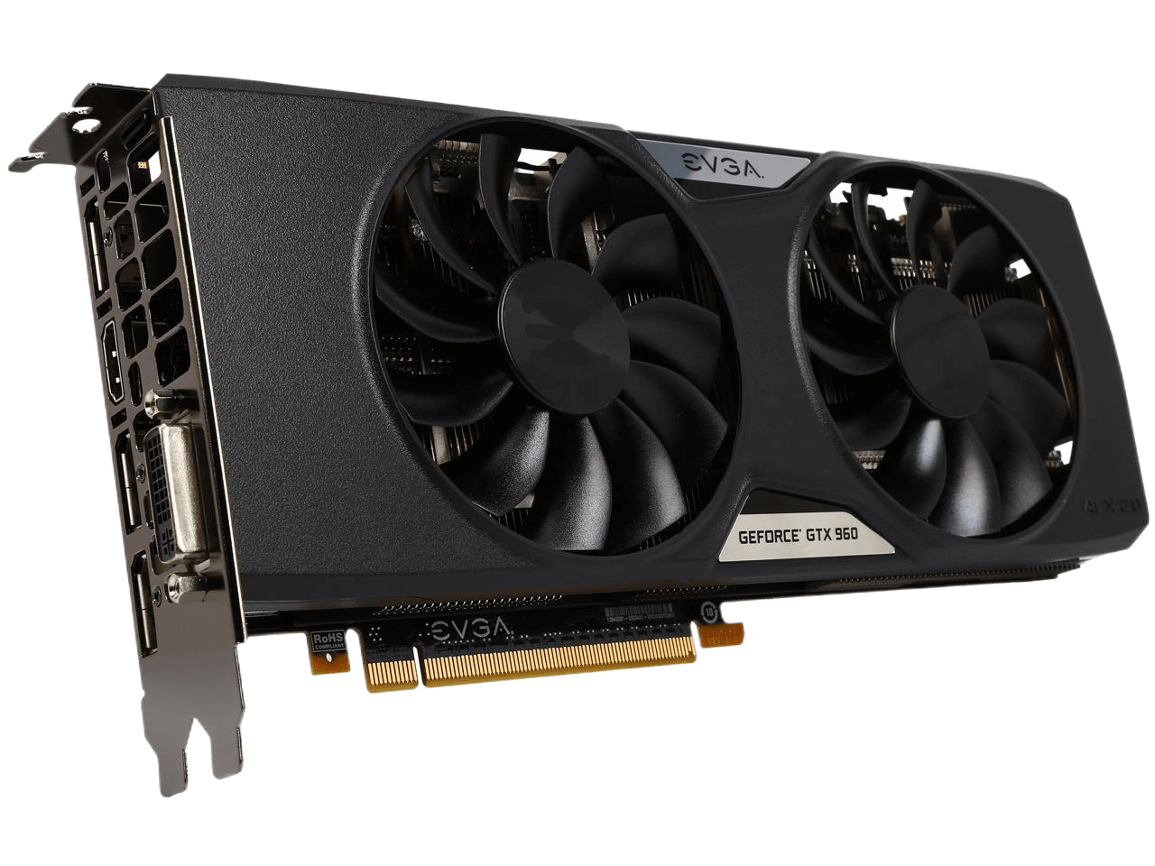 EVGA GeForce GTX 960 4GB SSC GAMING w/ACX 2.0+, Whisper Silent Cooling w/ Free Installed Backplate Graphics Card 04G-P4-3966-KR