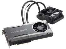EVGA GeForce GTX 1080 FTW HYBRID GAMING 8GB GDDR5X RGB LED All-In-One Watercooling with 10CM FAN 10 Power Phases Double BIOS DX12 OSD Support (PXOC) Video Graphics Card 08G-P4-6288-KR