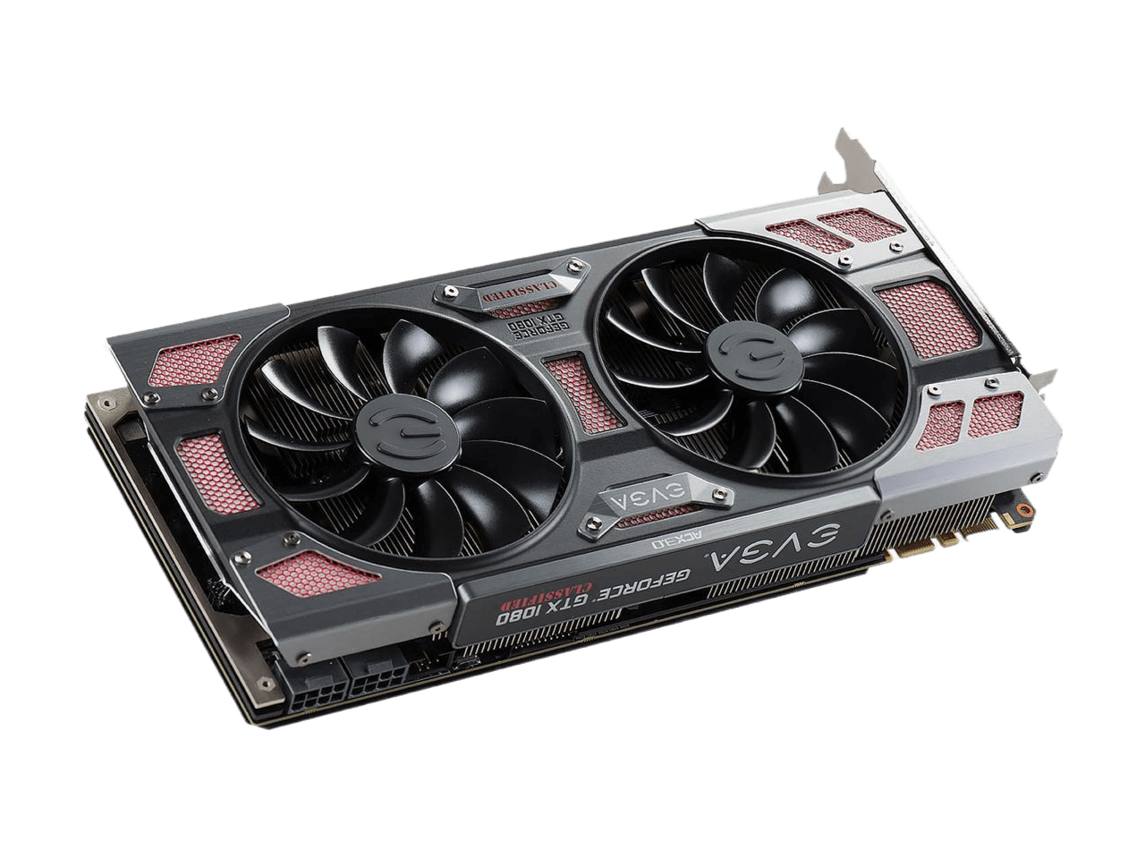 EVGA GeForce GTX 1080 CLASSIFIED GAMING ACX 3.0 8GB GDDR5X RGB LED 10 CM Fan 14 Power Phases Double BIOS DX12 OSD Support (PXOC) Video Graphics Card 08G-P4-6386-KR
