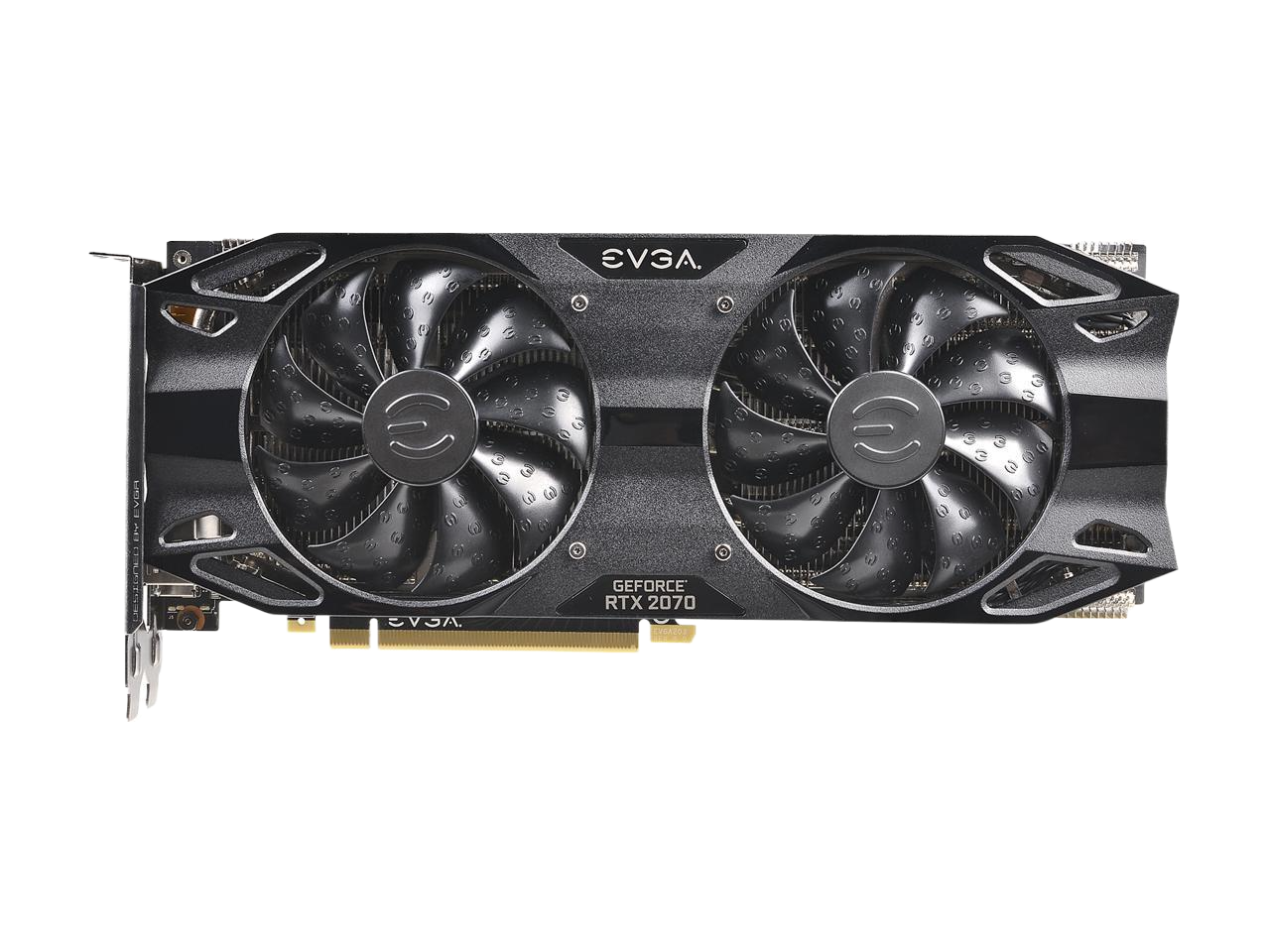 EVGA GeForce RTX 2070 XC BLACK EDITION GAMING 8GB GDDR6 Dual HDB Fans Video Graphics Card 08G-P4-1171-KR