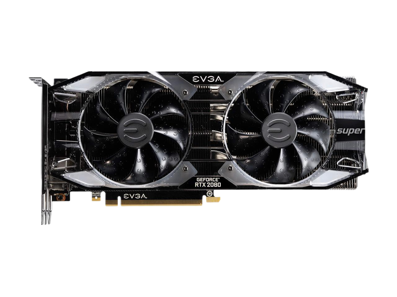 EVGA GeForce RTX 2080 SUPER XC ULTRA GAMING 8GB GDDR6 RGB LED Metal Backplate Video Card 08G-P4-3183-KR