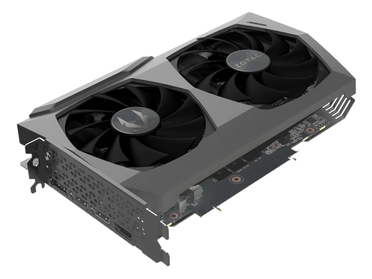 ZOTAC GAMING GeForce RTX 3070 Twin Edge OC 8GB GDDR6 256-bit 14 Gbps PCIE 4.0 Gaming IceStorm 2.0 Advanced Cooling White LED Logo Lighting Graphics Card ZT-A30700H-10P