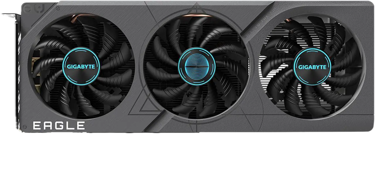 GIGABYTE GeForce RTX 4060 EAGLE OC 8G Graphics Card, 3x WINDFORCE Fans, 8GB 128-bit GDDR6, GV-N4060EAGLE OC-8GD Graphics Card