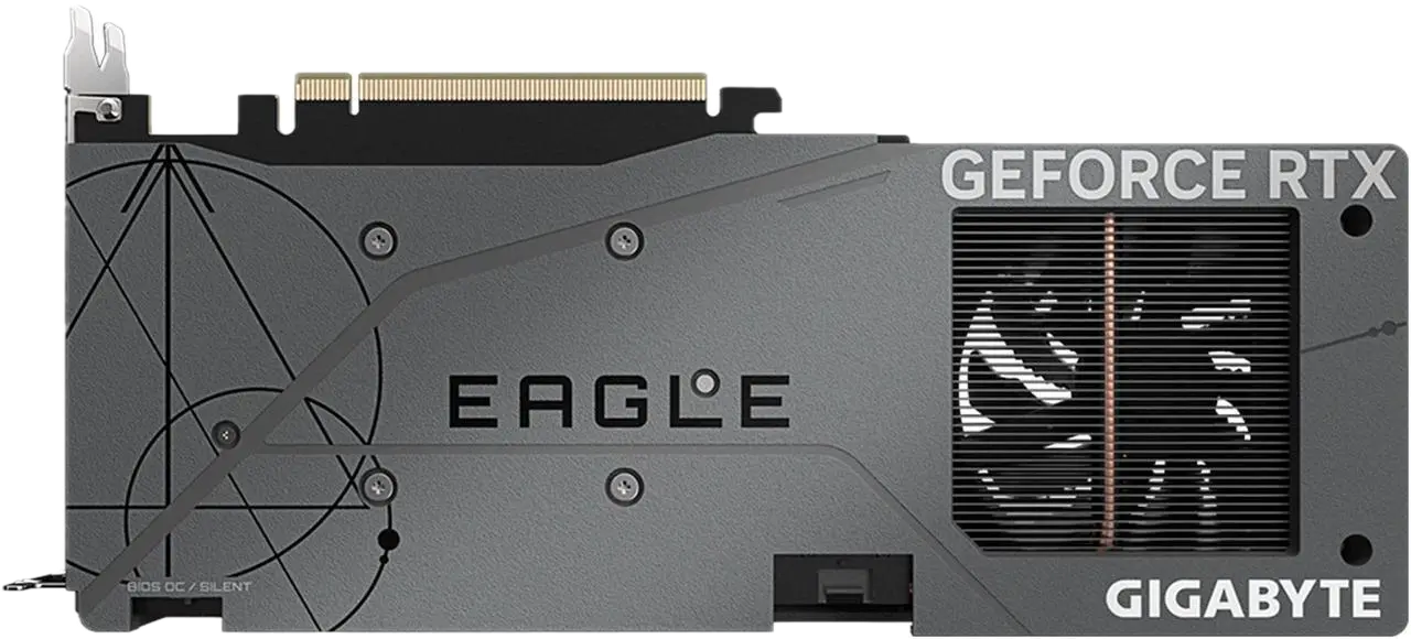 GIGABYTE GeForce RTX 4060 EAGLE OC 8G Graphics Card, 3x WINDFORCE Fans, 8GB 128-bit GDDR6, GV-N4060EAGLE OC-8GD Graphics Card