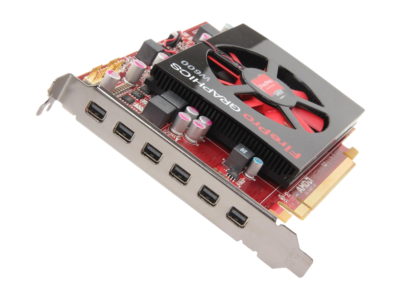 AMD ATI FirePro W600 2GB 128-bit GDDR5 PCI Express 3.0 x16 Full height / half-length Workstation Video Card 100-505968