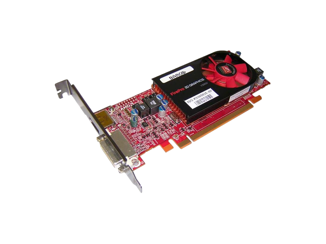 AMD MXRT-2400 FirePro 512 MB DDR3 SDRAM PCI Express 2.0 x16 Low-profile Single Slot Space Required Workstation Graphics Card