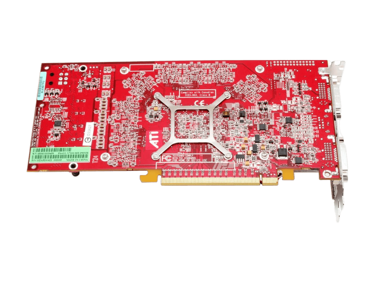 AMD FireGL V7200 256MB 256-bit GDDR3 PCI Express x16 Workstation Video Card 100-505147