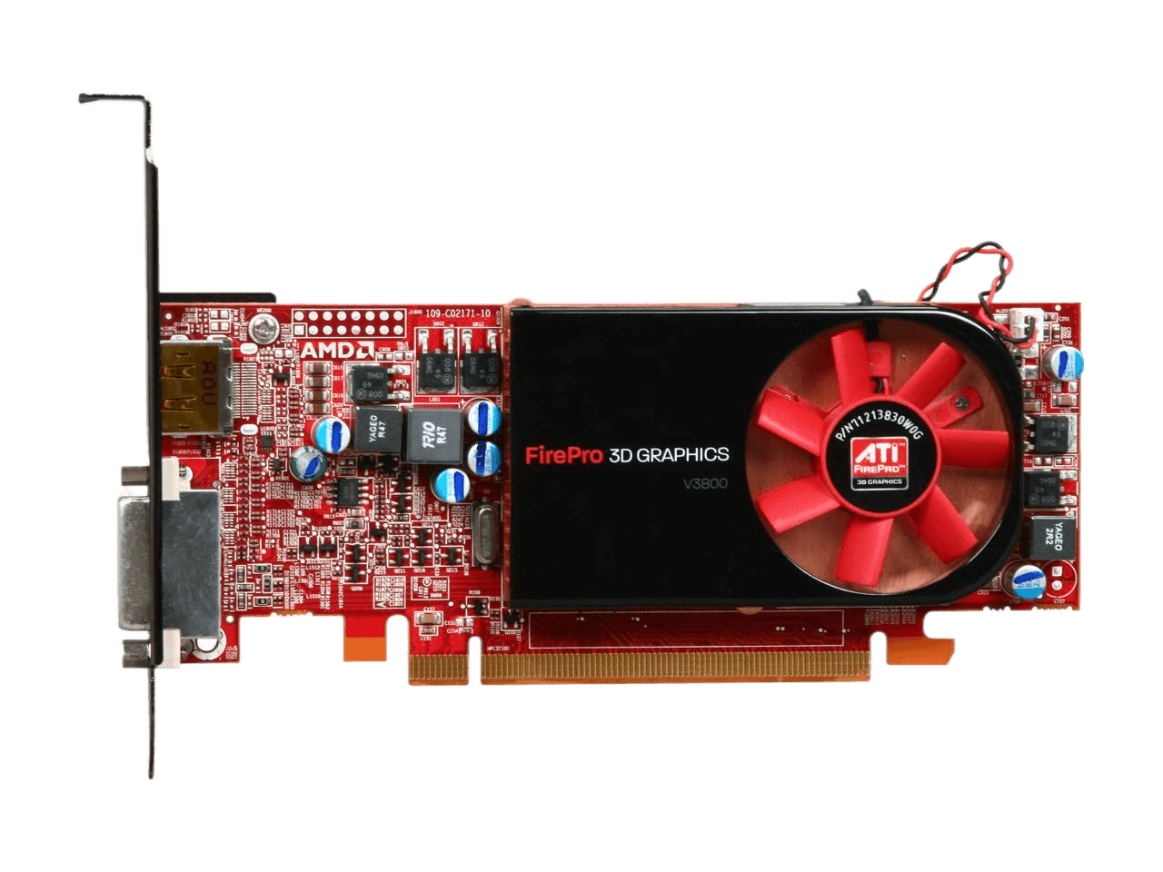 HP ATI Firepro V3800 512Mb Ddr3 Memory Pcie 2.1 X16 Workstation Graphics Card 608886-001 WL048AA