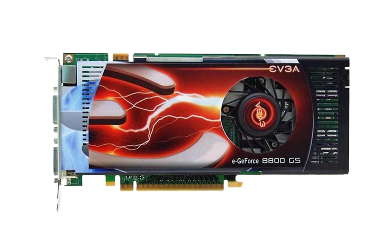 EVGA NVIDIA Geforce 8800 Gs 384MB DDR3 PCi - E X16 Video Card 384 P3 N851 DX 384-P3-E851-A