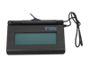 Topaz SignatureGem LCD 1x5 T-LBK462 Series Virtual Serial via USB BackLit T-LBK462-BSB-R Signature Capture Pad