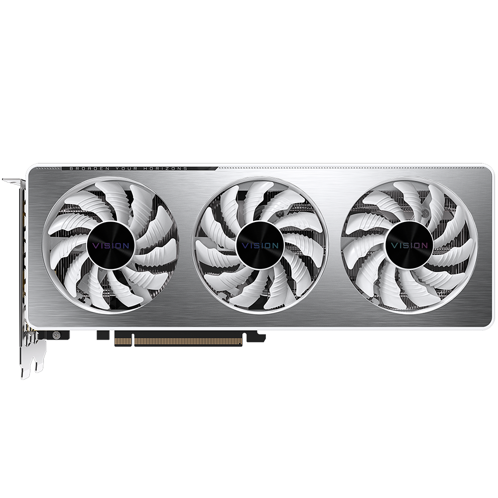 GIGABYTE GeForce RTX 3060 VISION OC 12G Graphics Card, 3 x WINDFORCE Fans, 12GB 192-bit GDDR6, GV-N3060VISION OC-12GD Video Card