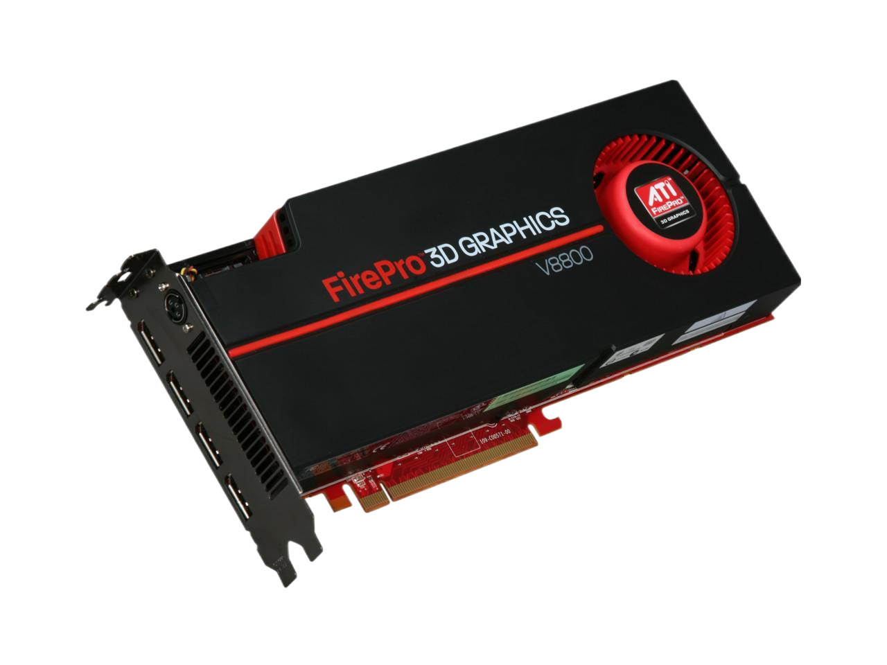 AMD ATI FirePro V8800 2GB GDDR5 256-Bit PCI Express 2.1 x16 Full Height Video Card