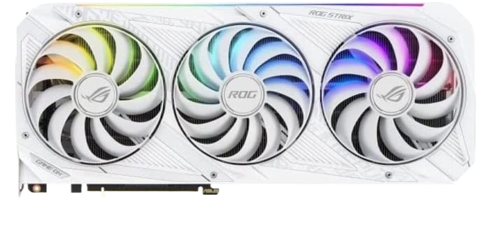 ASUS ROG Strix GeForce RTX 3070 8GB GDDR6 PCI Express 4.0 Video Card ROG-STRIX-RTX3070-O8G-WHITE