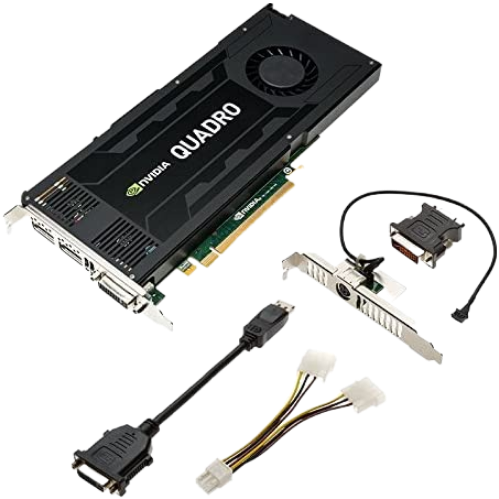 NVIDIA Quadro K4200 4GB GDDR5 256-bit PCI Express 2.0 x16 Full Height Video Card with Rear Bracket