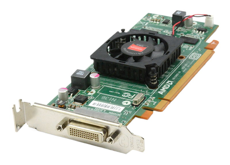 Dell HD 6350 AMD Radeon Graphics Card With Low Profile Bracket and DMS-59 Port