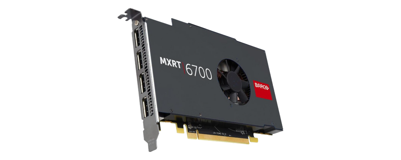 Barco MXRT-6700 Graphics Card 8 GB GDDR5 4 x DisplayPort  PCIe 3.0 x16