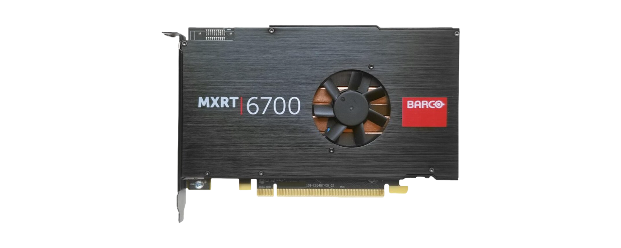 Barco MXRT-6700 Graphics Card 8 GB GDDR5 4 x DisplayPort  PCIe 3.0 x16